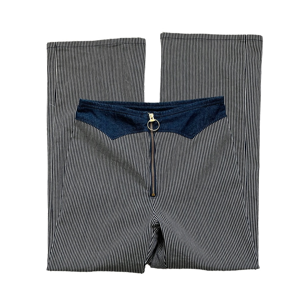 Lykke Wullf Jesse Pant Zip Up Stripe Two Tone Small